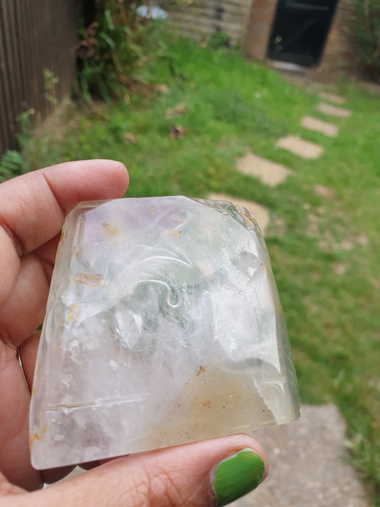 Clear Quartz Freeform Carving