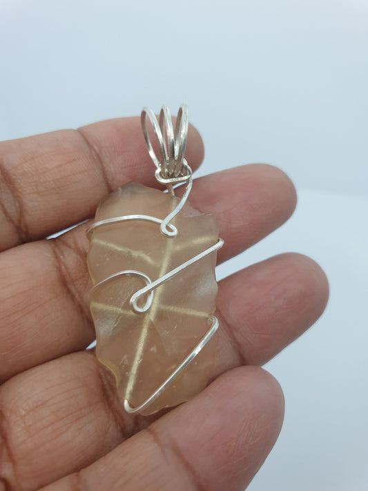 Libyan Desert Glass Pendant