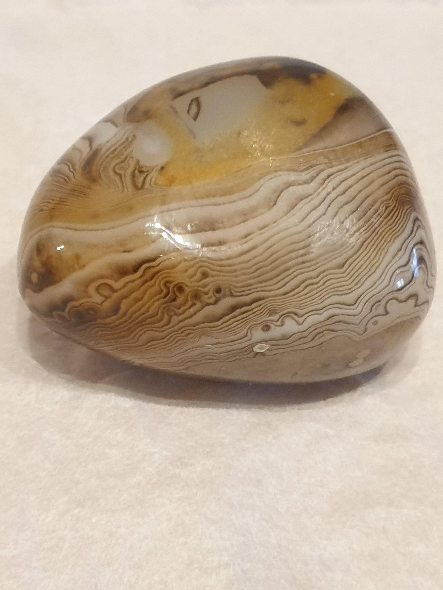 Sardonyx Tumbled Palmstone
