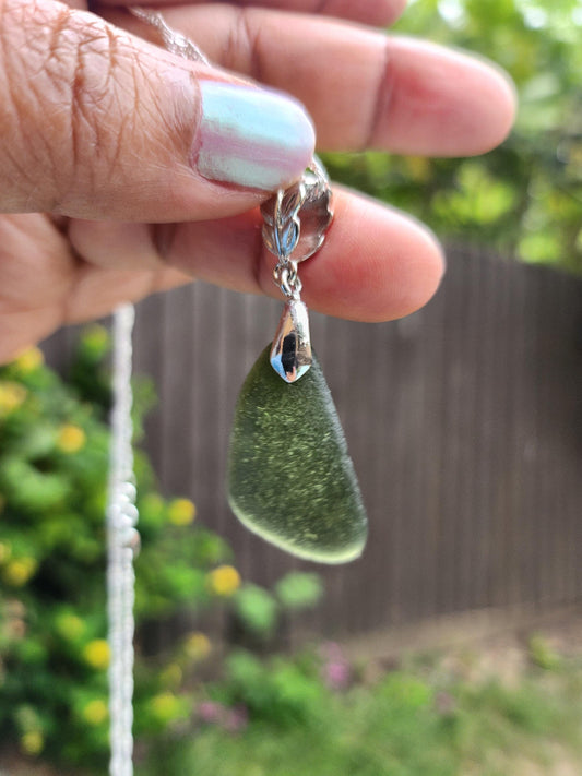 Seaglass Pendant Necklace