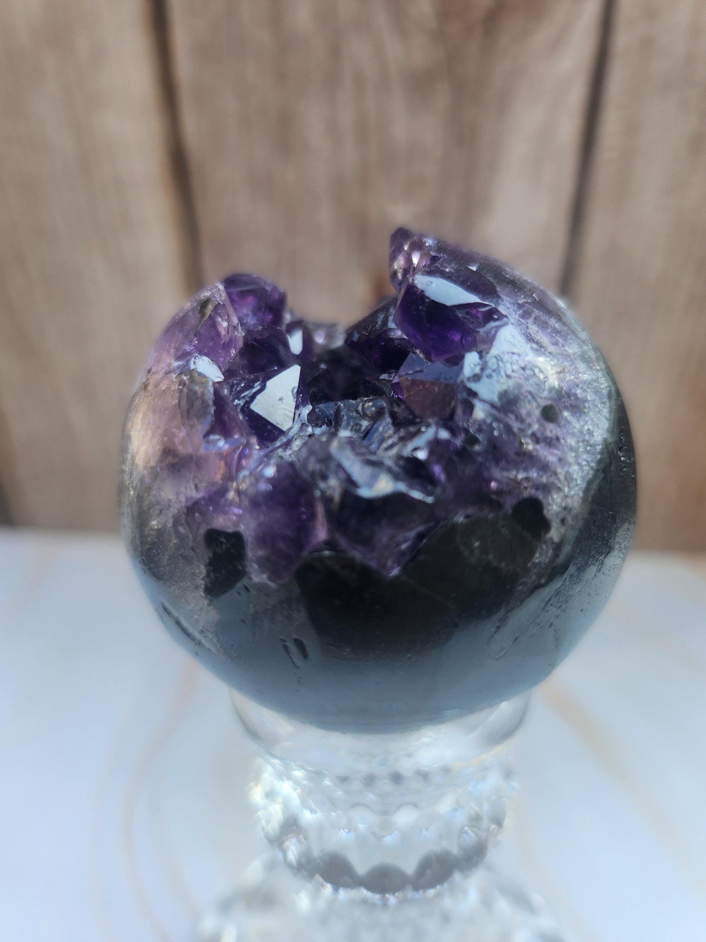 Amethyst Geode Sphere