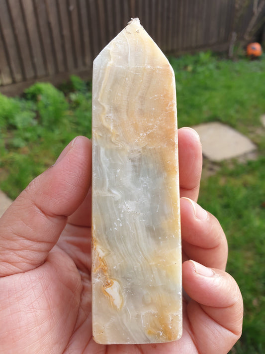 Green Onyx/Afghan Jade Obelisk/Tower