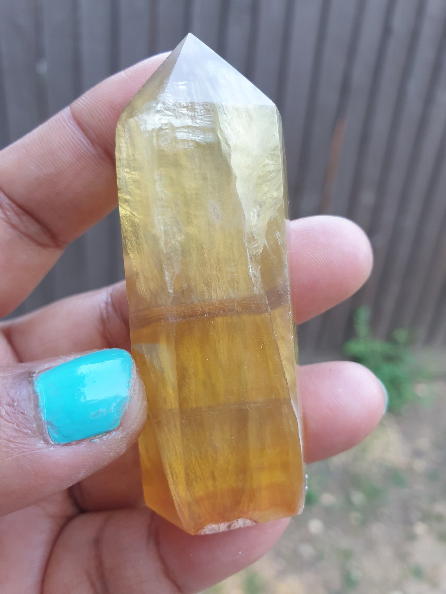 Honey Calcite Tower