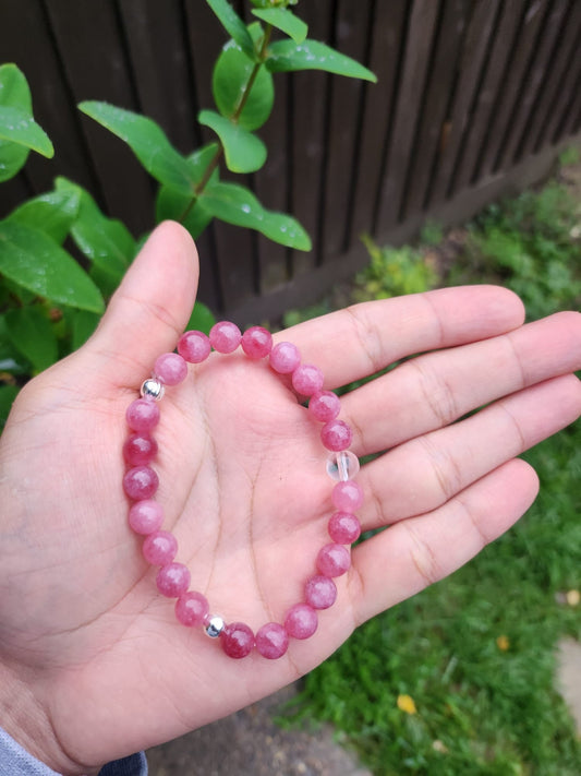 Strawberry Quartz 8mm Bracelet