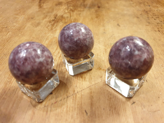 Lepidolite Spheres