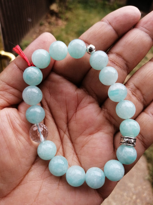 Aquamarine 8mm Bracelet