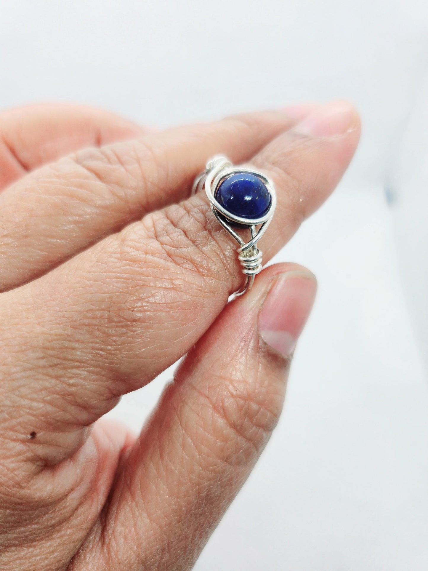 Wire Wrapped Gemstone Rings