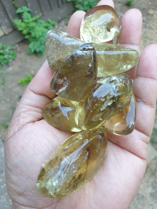 Large Smoky Citrine Tumbled Stones
