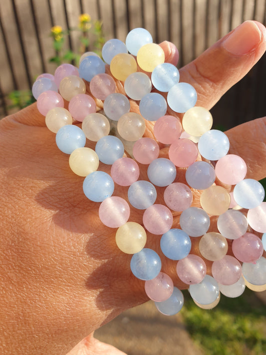 Gemmy Morganite 8mm Bracelet