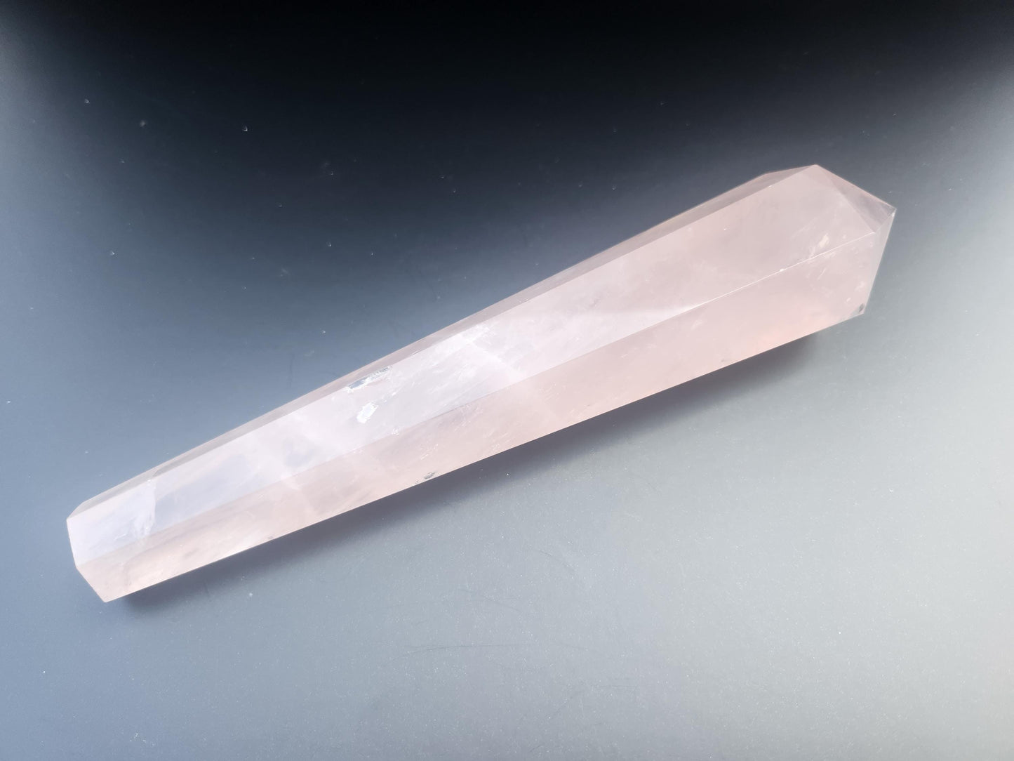 Rose Quartz Wand/Point from Madagascar