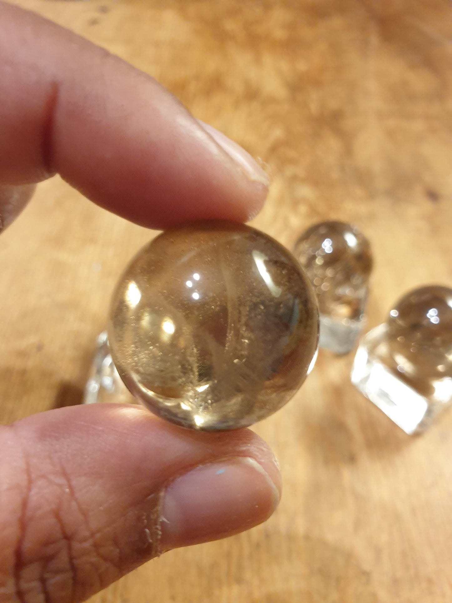 Smoky Quartz Spheres
